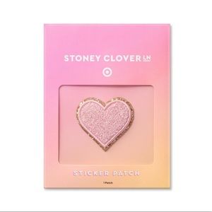 Stoney Clover Lane x Target Glitter Heart Patch Pink and Gold
